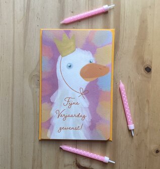 Verjaardagskaart Gans